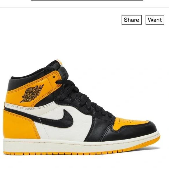 Jordan 1 Retro High OG ‘Yellow Toe’ - Picture 4 of 11